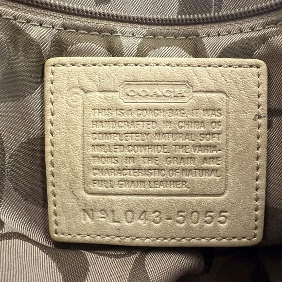 Vintage Coach Pebbled Leather Hampton Tassel Satchel No. 5055 - Picture 5 of 15